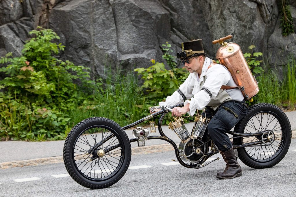 steampunk air bike